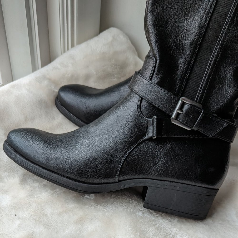 Croft & Barrow Knee High Boots Black Size 11 - Picture 7 of 12